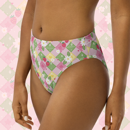 Spring Picnic Recycled Fabric Swimsuit Bottom