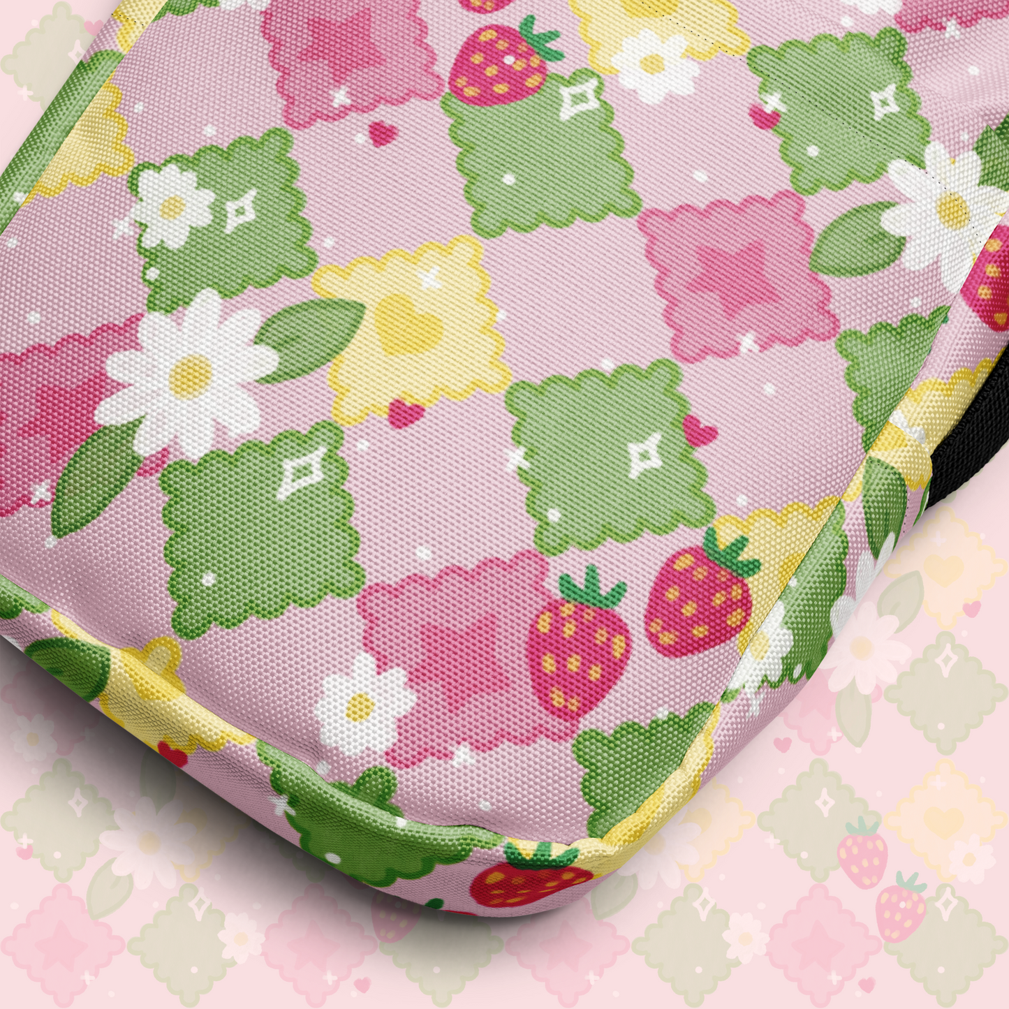 Spring Picnic Adjustable Crossbody Bag