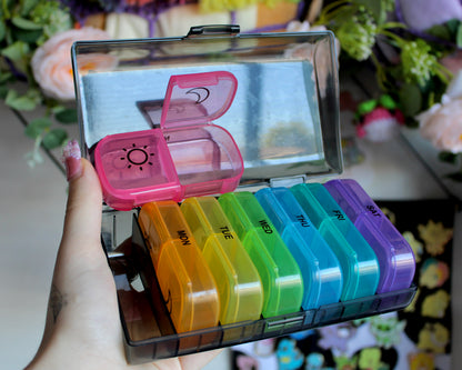 Jumbo Deco AM/PM Cutie Cafe Pill Organizer