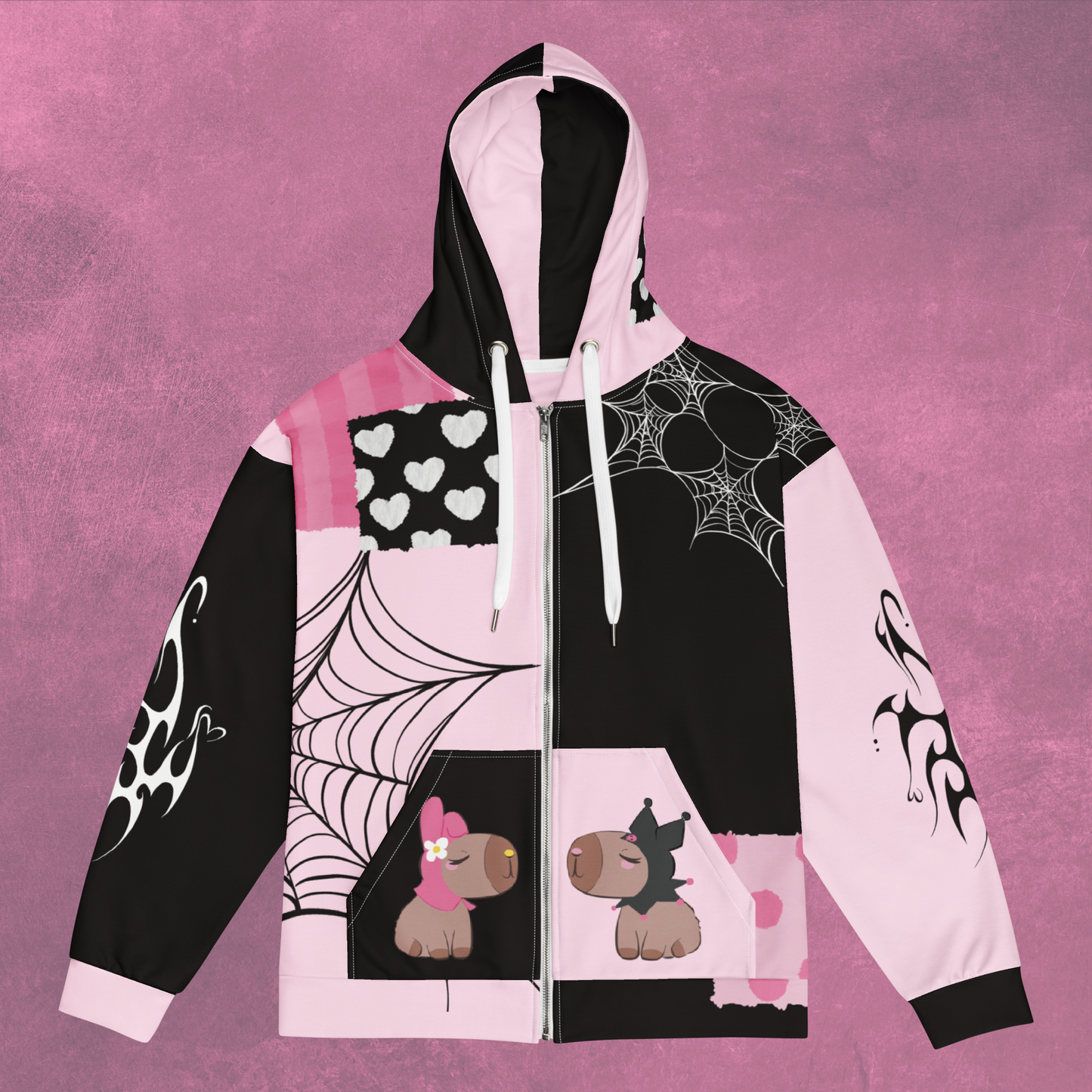 Whimsical Webs Unisex Zip Hoodie