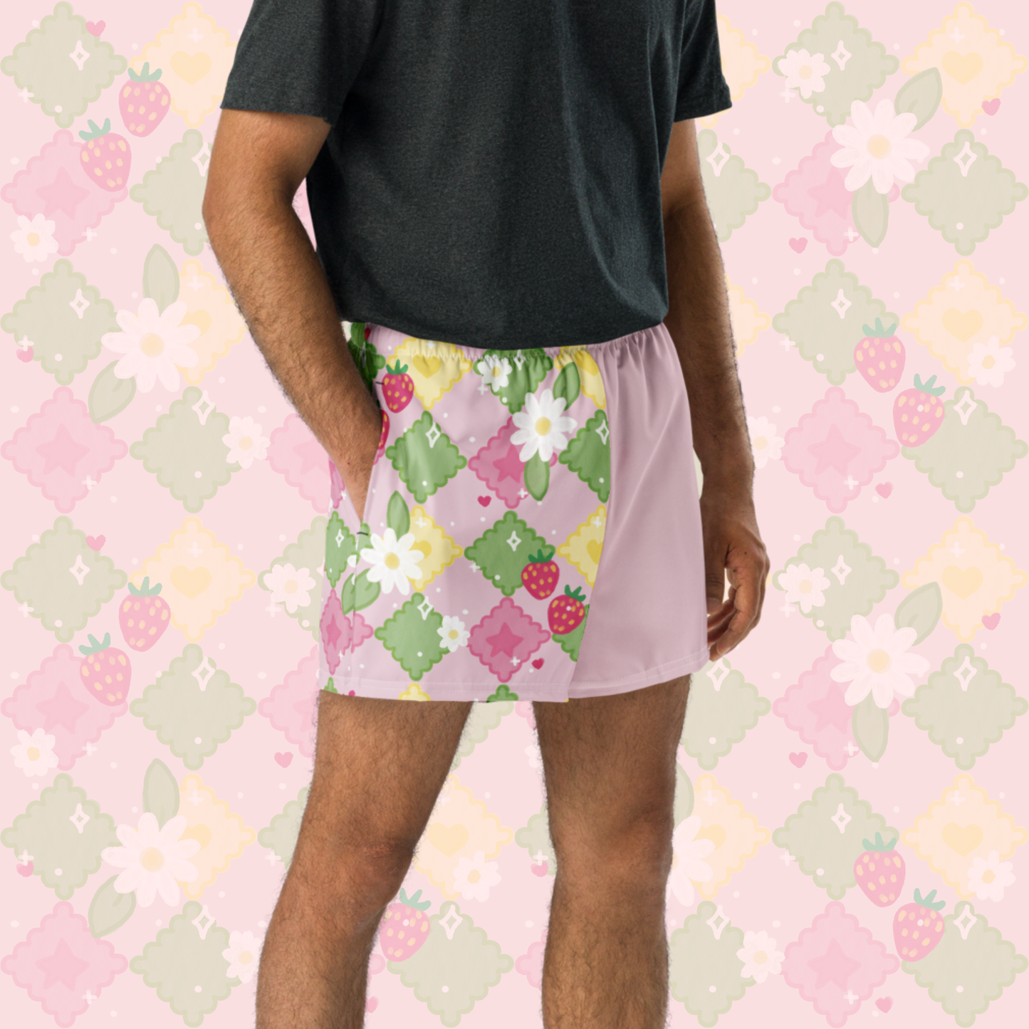 Spring Picnic Unisex Athletic/ Swim Shorts