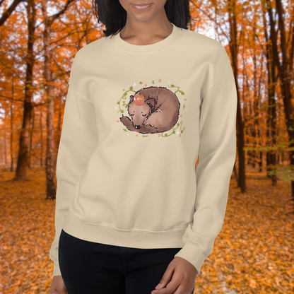 Autumn Puppy Nap Unisex Sweatshirt