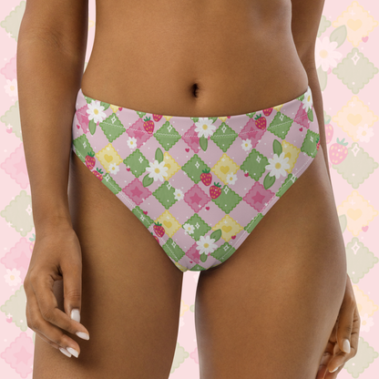 Spring Picnic Recycled Fabric Swimsuit Bottom