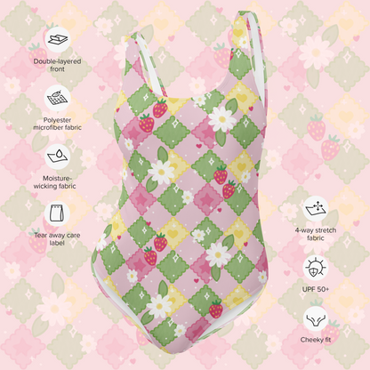 Spring Picnic One-Piece Swimsuit