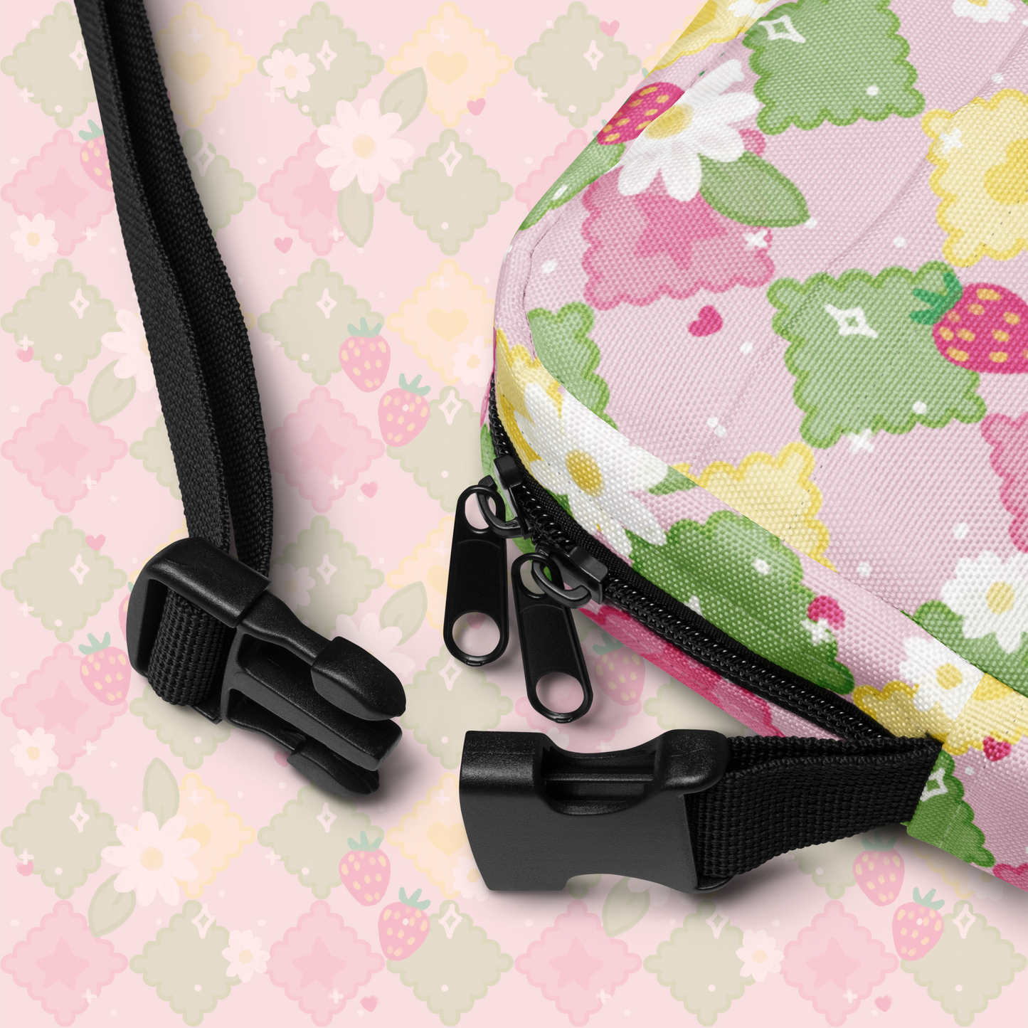 Spring Picnic Adjustable Crossbody Bag