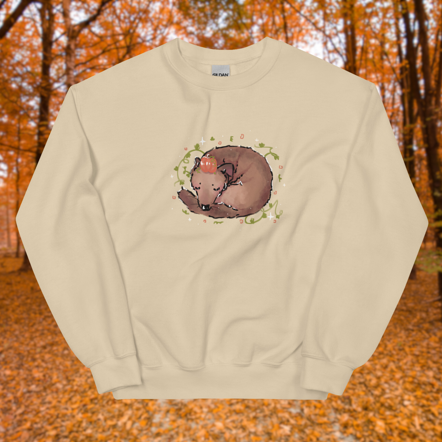 Autumn Puppy Nap Unisex Sweatshirt