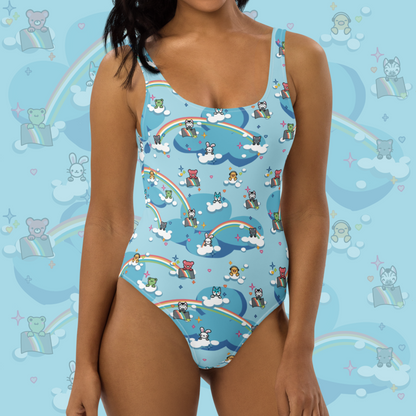 Disability Pride One-Piece Swimsuit