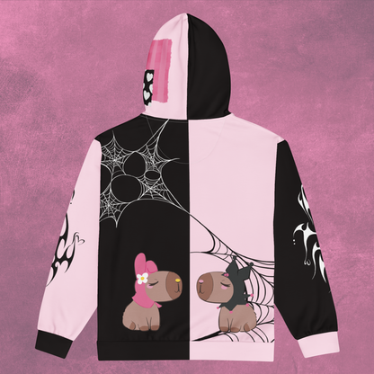 Whimsical Webs Unisex Zip Hoodie