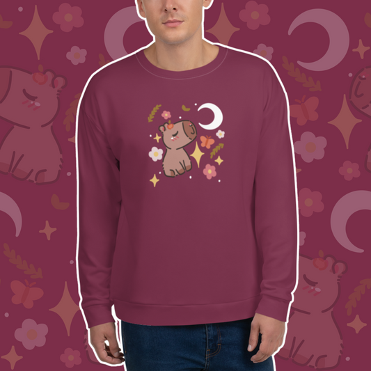 Carefree Capybaras Unisex Sweatshirt