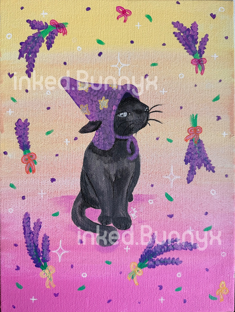 Mystical Kitty Art Print