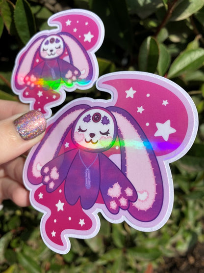 Galina Mirror Holographic Waterproof Kiss-Cut Sticker